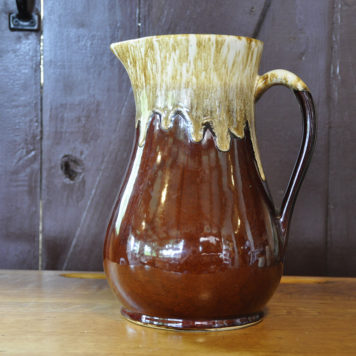 Robinson Ransbottom Pottery pitcher with drip