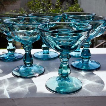 Fostoria Virginia Blue Beverage glasses