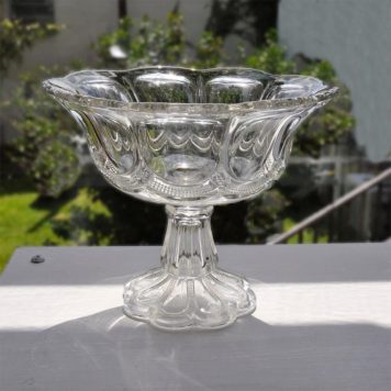 US Glass - Galloway compote from Bowditch Antiques
