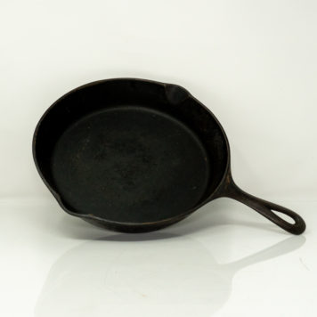 12-inch Cast Iron Frying Pan at Bowditch Antiques and Collectibles