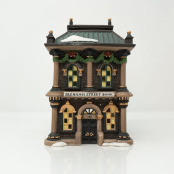 Department 56 Dickens' Village Series Blenham Street Bank at Bowditch Antiques and Collectibles
