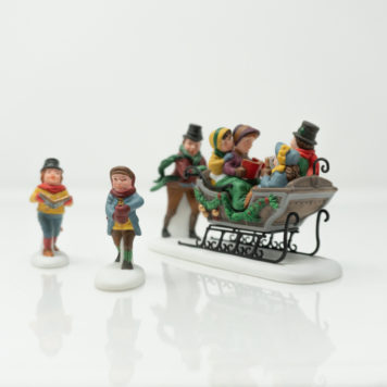 Department 56 Dickens' Village Series Caroling With The Cratchit Family at Bowditch Antiques and Collectibles