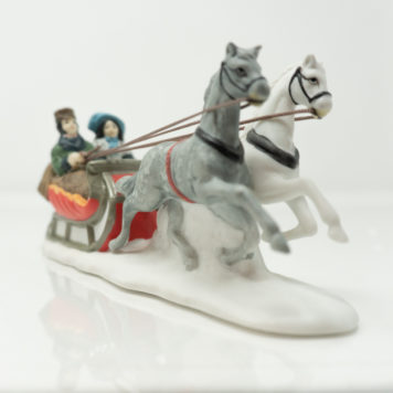 Department 56 Dickens' Village Series Christmas Sleighride at Bowditch Antiques and Collectibles