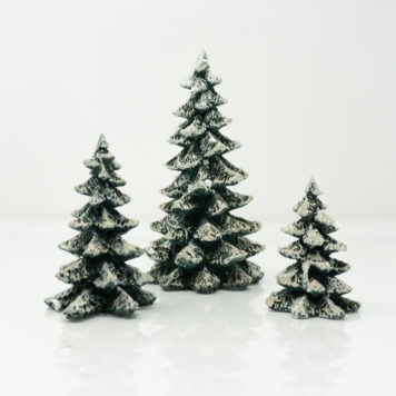 Department 56 Dickens' Village Series Evergreen Trees at Bowditch Antiques and Collectibles