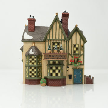 Department 56 Dickens' Village Series J.D. Nichols Toy Shop at Bowditch Antiques and Collectibles