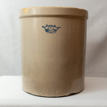 Robinson Ransbottom Pottery (RRP) 5-Gallon Crock at Bowditch Antiques and Collectibles