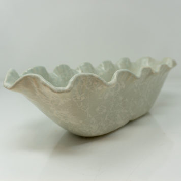 Shawnee White Florist Pot # 2306 at Bowditch Antiques and Collectibles