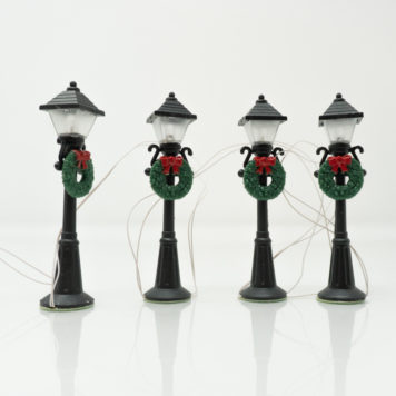 Department 56 Dickens' Village Series Turn Of The Century Lamppost at Bowditch Antiques and Collectibles