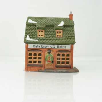 Department 56 Dickens' Village Series White Horse Bakery at Bowditch Antiques and Collectibles